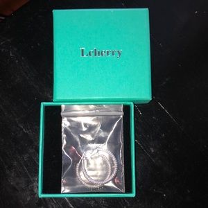 Sterling silver hoop earrings